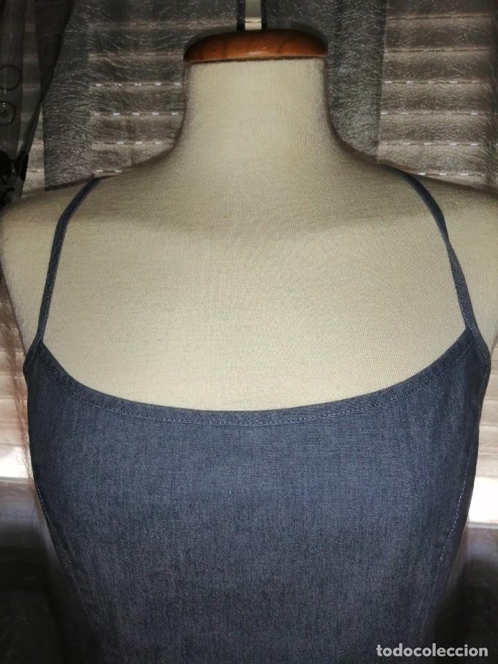 Vintage: Vestido vaquero de licra - Foto 3