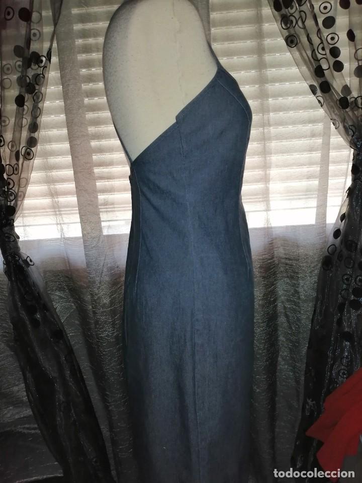 Vintage: Vestido vaquero de licra - Foto 4