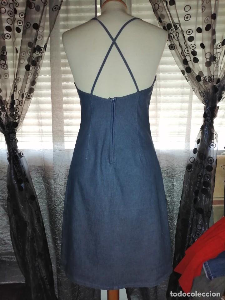 Vintage: Vestido vaquero de licra - Foto 5