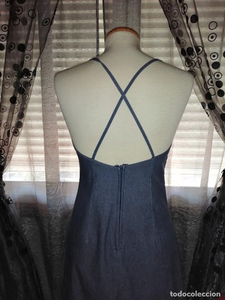 Vintage: Vestido vaquero de licra - Foto 6