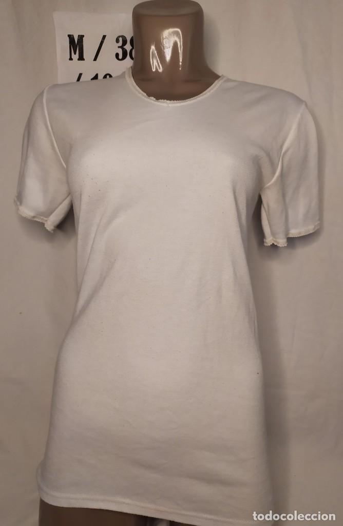 Vintage: Camiseta de interior corta blanca - Foto 1