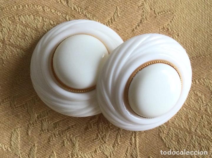 Vintage: PENDIENTES VINTAGE A&Ntilde;OS 80, BLANCOS - Foto 7