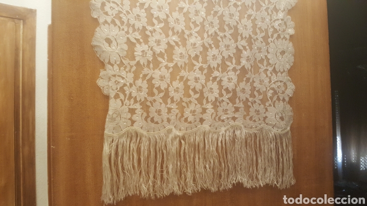 Vintage: mantilla con flecos - Foto 4