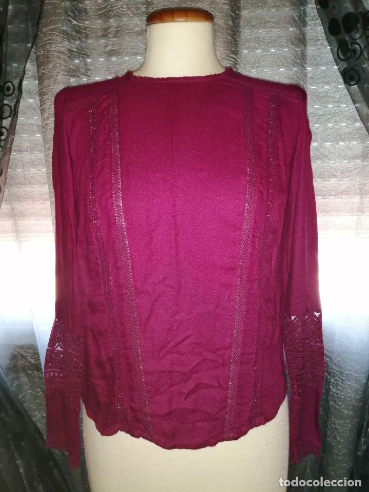 Vintage: Blusa bordada - Foto 1