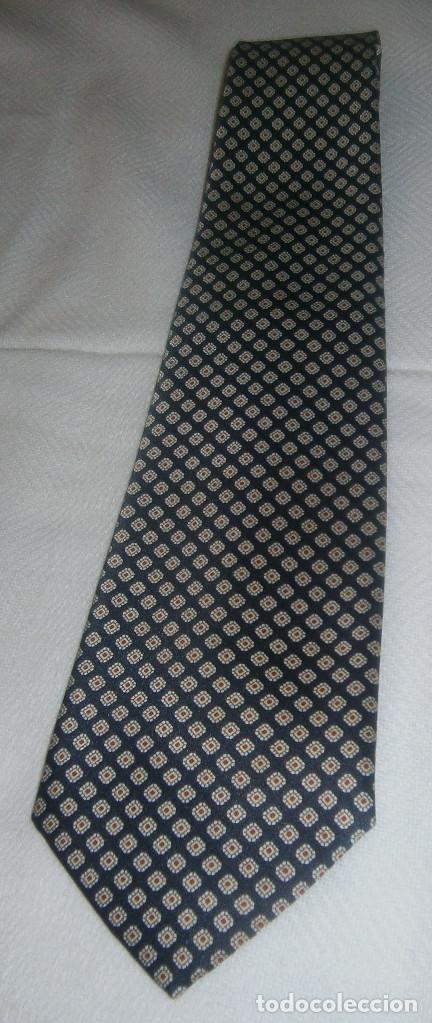 Vintage: corbata de seda Rene Chagal hecha a mano - Foto 1