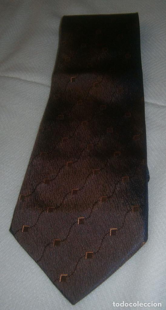 Vintage: corbata de semi seda hecha a mano Sheng Kai - Foto 1