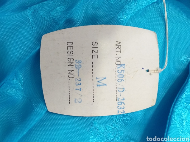 Vintage: Kimono azul turquesa - Foto 4