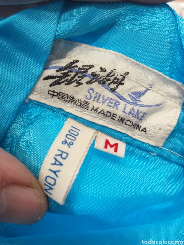 Vintage: Kimono azul turquesa - Foto 5