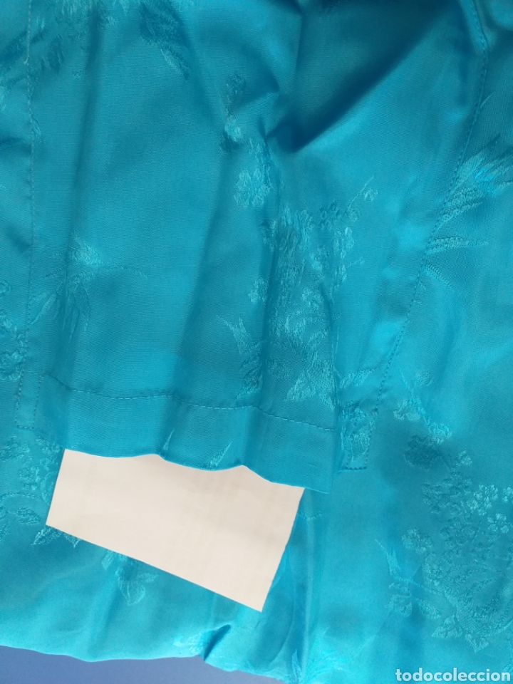 Vintage: Kimono azul turquesa - Foto 6