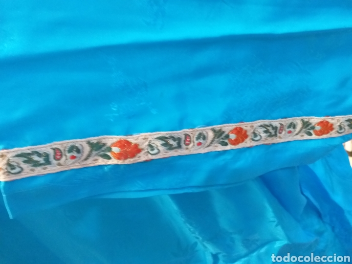Vintage: Kimono azul turquesa - Foto 7