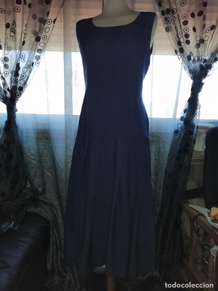 Vintage: Vestido azul de vuelo - Foto 2