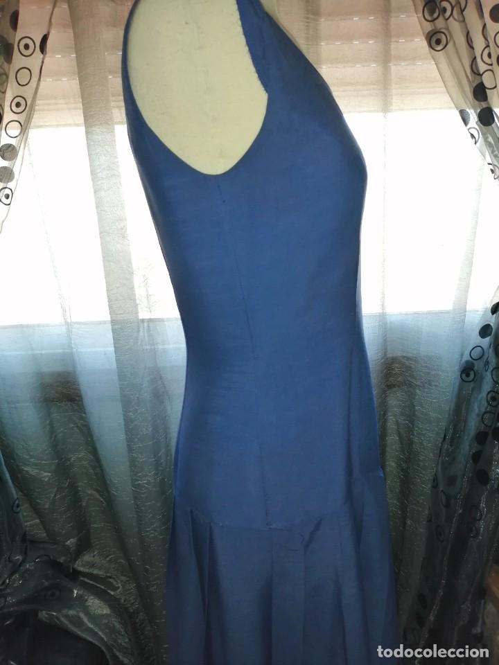 Vintage: Vestido azul de vuelo - Foto 5