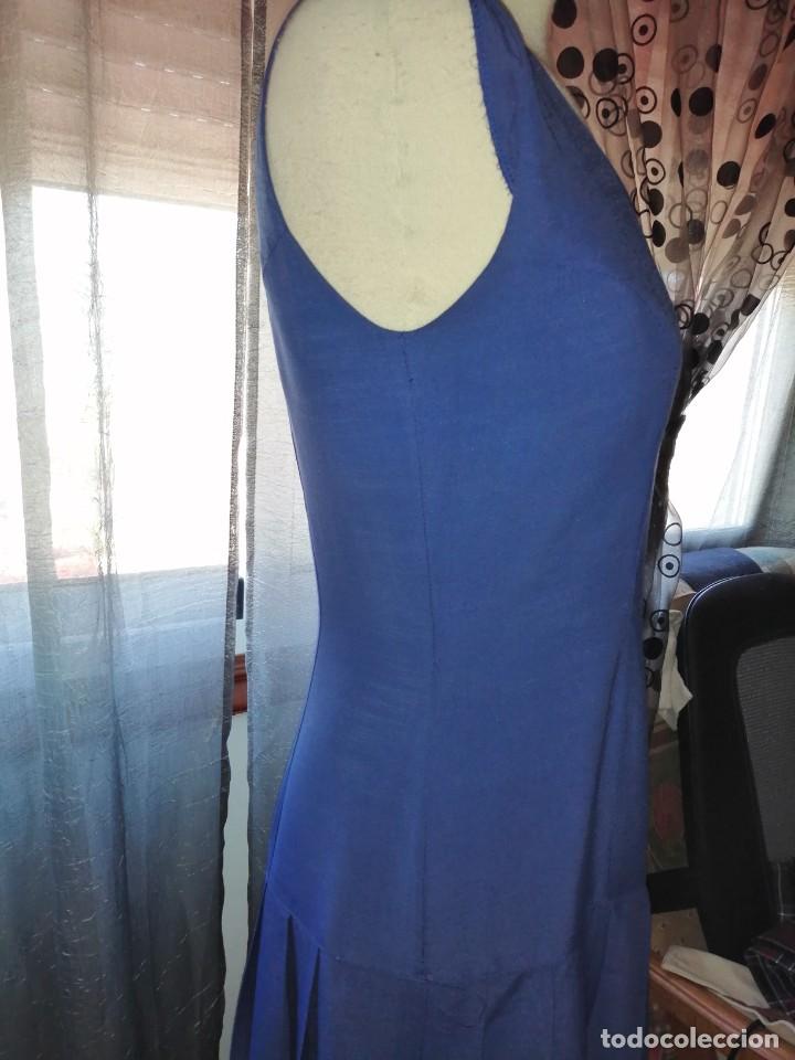 Vintage: Vestido azul de vuelo - Foto 6