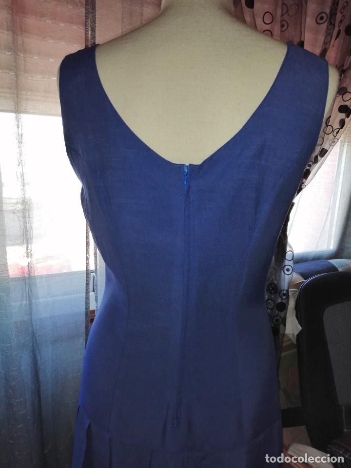 Vintage: Vestido azul de vuelo - Foto 7