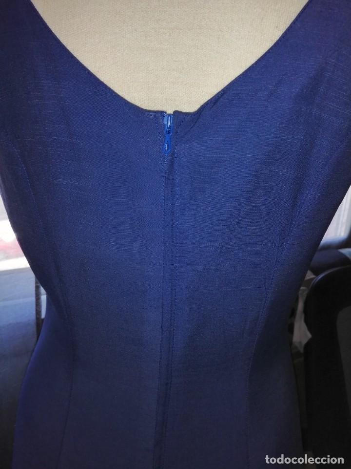 Vintage: Vestido azul de vuelo - Foto 8