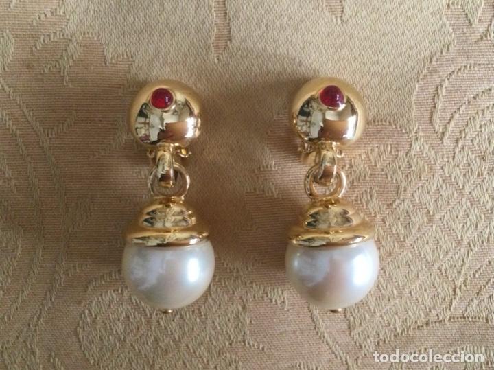 Vintage: PENDIENTES VINTAGE A&Ntilde;OS 80 PERLA - Foto 1