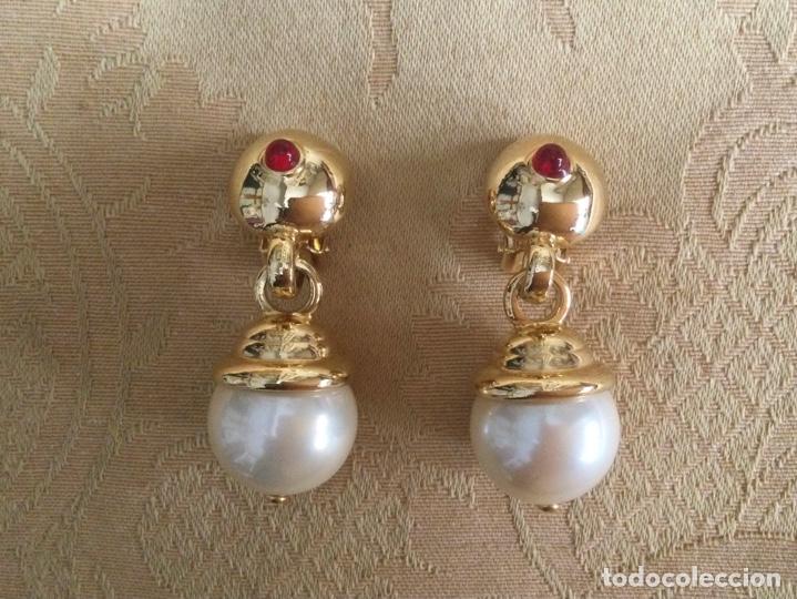 Vintage: PENDIENTES VINTAGE A&Ntilde;OS 80 PERLA - Foto 3