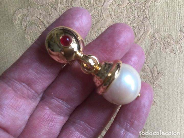 Vintage: PENDIENTES VINTAGE A&Ntilde;OS 80 PERLA - Foto 4