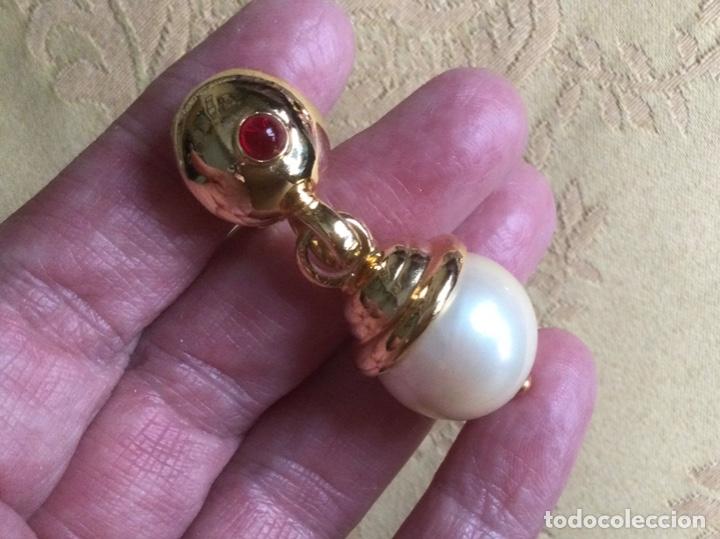 Vintage: PENDIENTES VINTAGE A&Ntilde;OS 80 PERLA - Foto 6