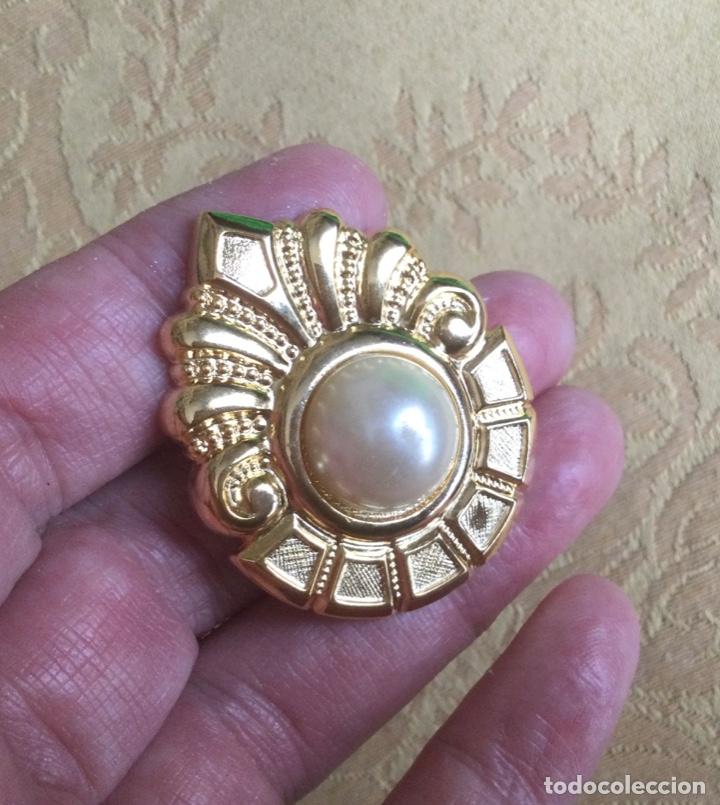 Vintage: PENDIENTES VINTAGE CON PERLA CENTRAL - Foto 7