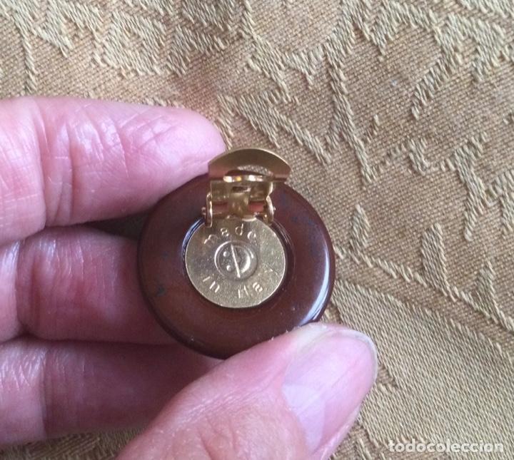 Vintage: PENDIENTES A&Ntilde;OS 80 DE PASTA EFECTO PIEL - Foto 10