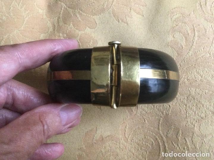Vintage: PULSERA INDIA DE LAT&Oacute;N y ASTA - Foto 10