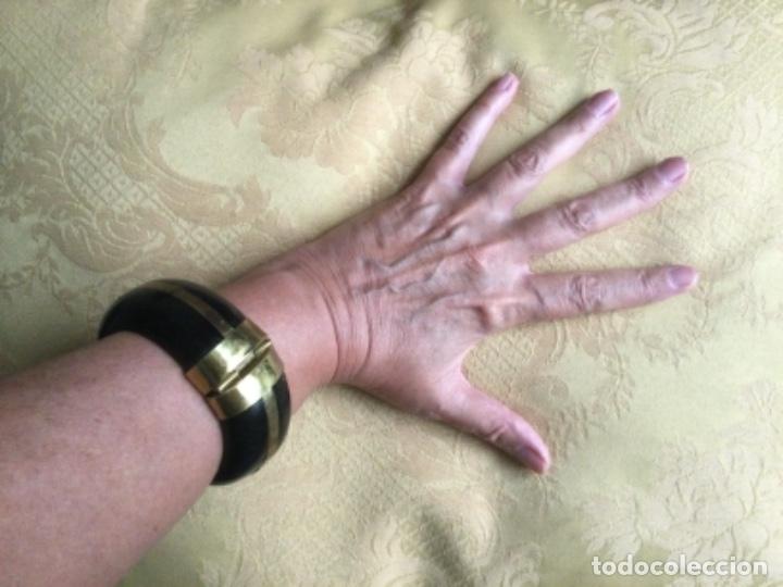 Vintage: PULSERA INDIA DE LAT&Oacute;N y ASTA - Foto 15