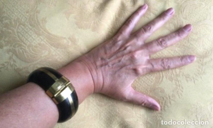 Vintage: PULSERA INDIA DE LAT&Oacute;N y ASTA - Foto 16