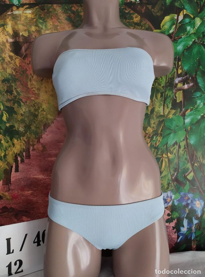 Vintage: Bikini Azul CieloTalla L - Foto 1