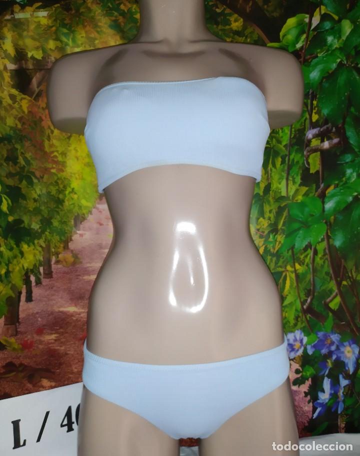 Vintage: Bikini Azul CieloTalla L - Foto 2