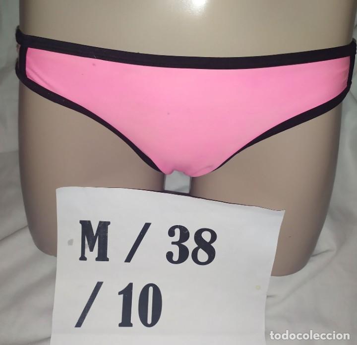 Vintage: Bikini parte baja rosa Talla M - Foto 1
