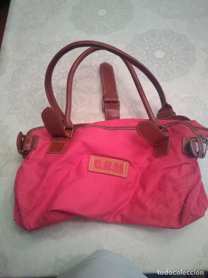Vintage: Bolso de Mano en Tela. - Foto 1
