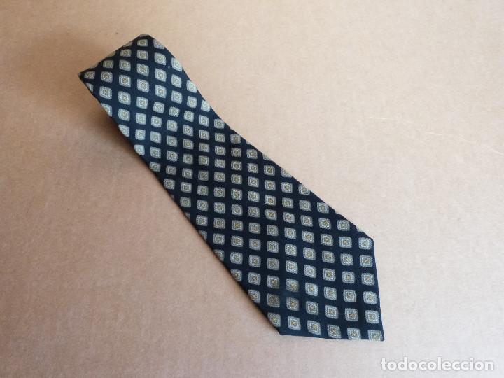 Vintage: Corbata vintage de rombos en lana - Foto 1