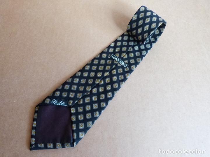 Vintage: Corbata vintage de rombos en lana - Foto 3