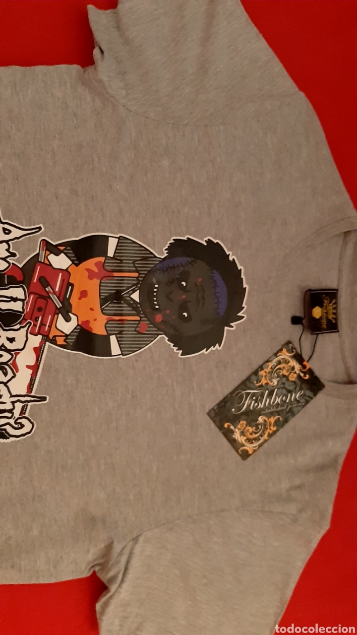 Vintage: CAMISETA &rdquo;FISHBONE&rdquo; NUEVA A ESTRENAR - Foto 5