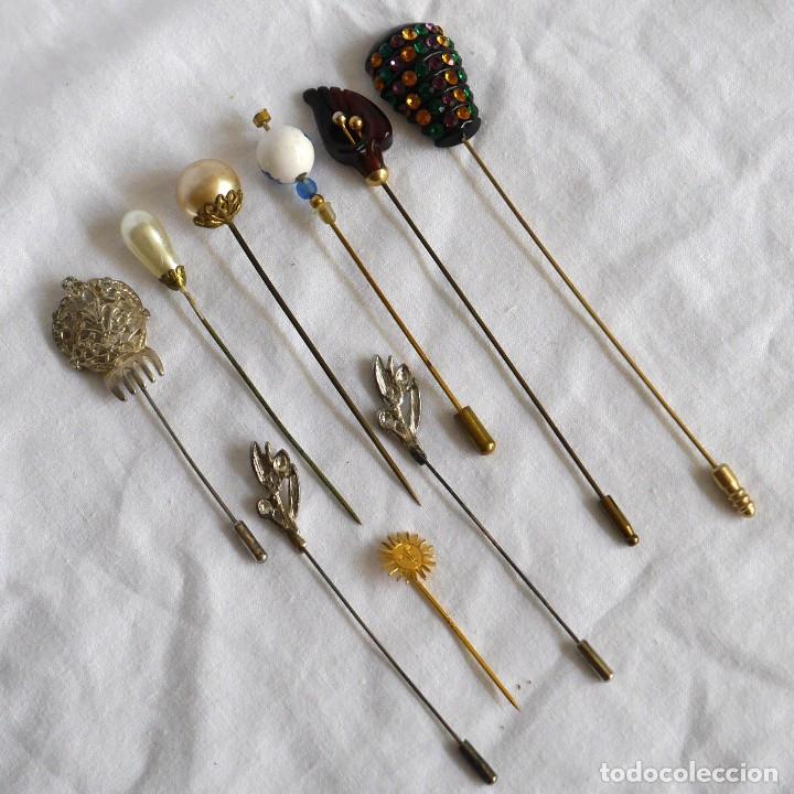 Vintage: 9 alfileres variados - Foto 1