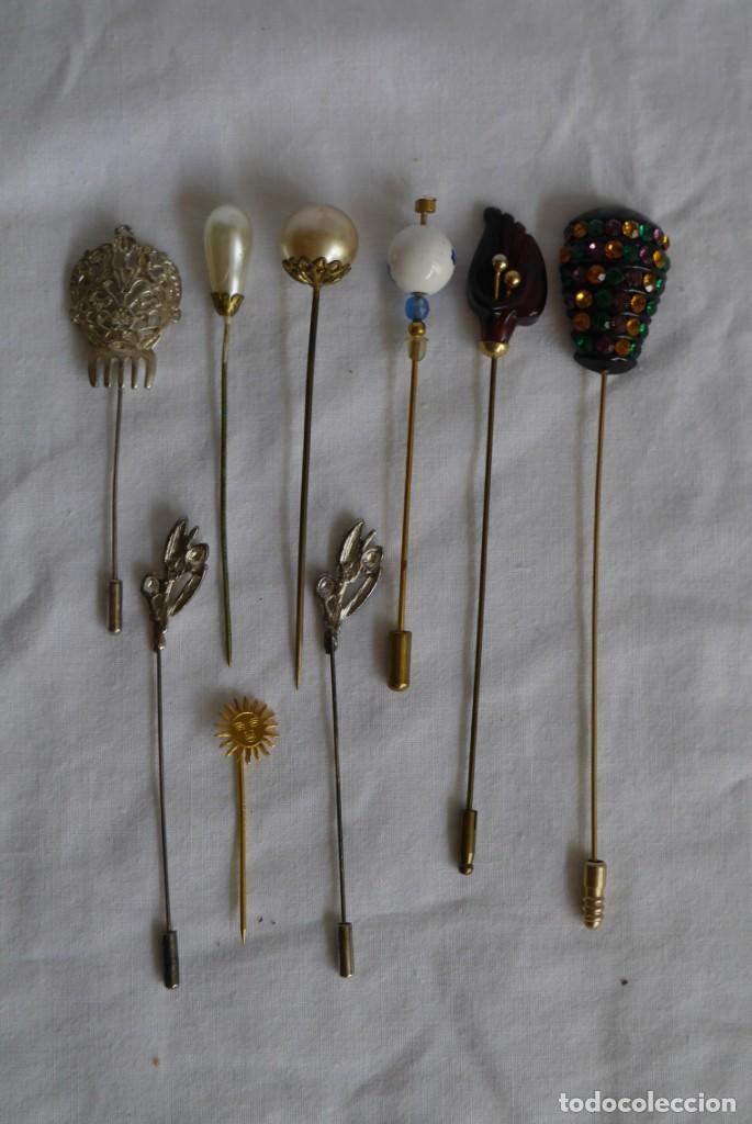 Vintage: 9 alfileres variados - Foto 2