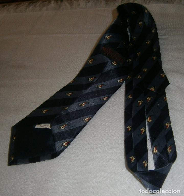 Vintage: corbata semiseda hecha a mano Mercedes - Foto 3