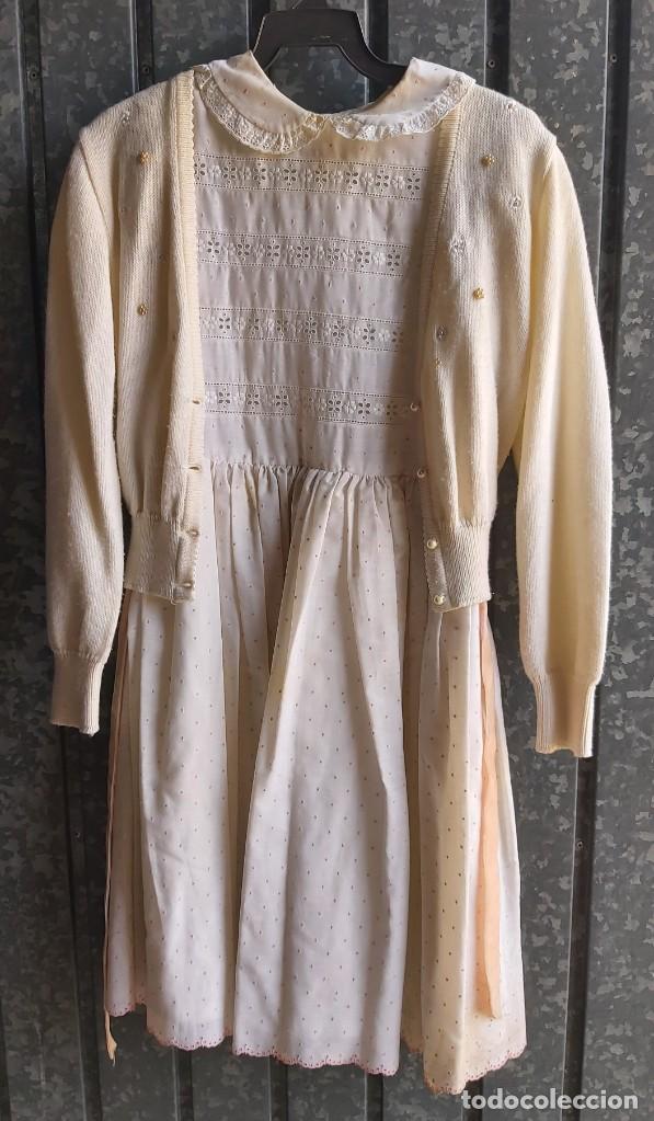 Vintage: Vestido y rebeca antiguos - Foto 1