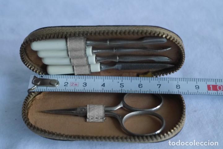 Vintage: Antiguo neceser de manicura - Foto 3