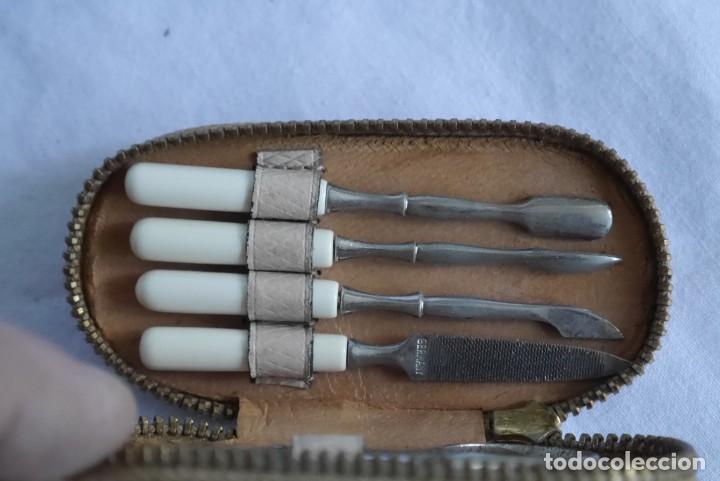 Vintage: Antiguo neceser de manicura - Foto 4