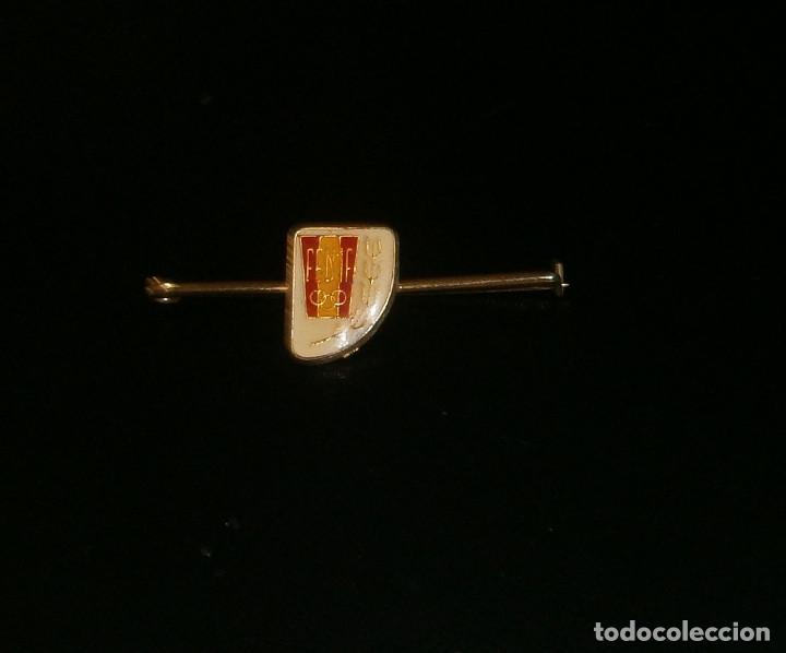 Vintage: alfiler de corbata con acronimos de la olimpiadas barcelona 92 - Foto 1