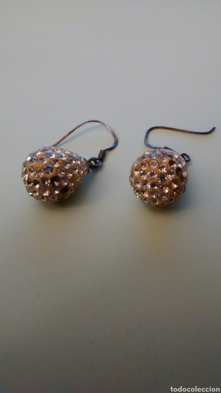Vintage: PENDIENTES DE BRILLANTITOS. - Foto 3