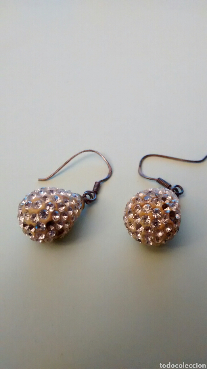 Vintage: PENDIENTES DE BRILLANTITOS. - Foto 1