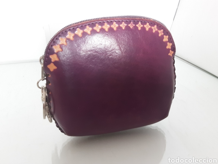 Vintage: Monedero piel mariposa - Foto 2