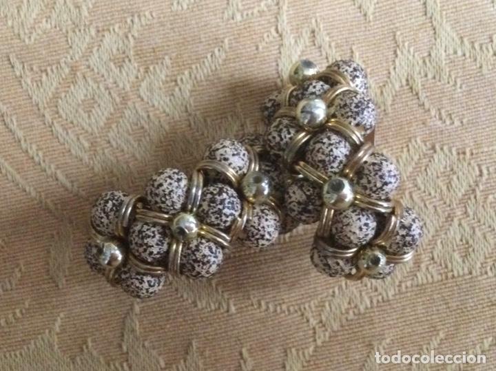 Vintage: PENDIENTES VINTAGE PG MEDIO ARO - Foto 1