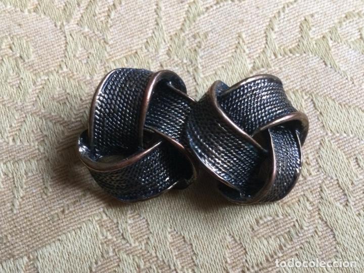 Vintage: PENDIENTES VINTAGE COLOR COBRE - Foto 2
