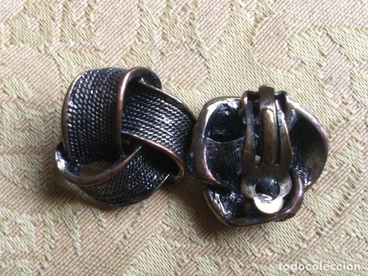 Vintage: PENDIENTES VINTAGE COLOR COBRE - Foto 3