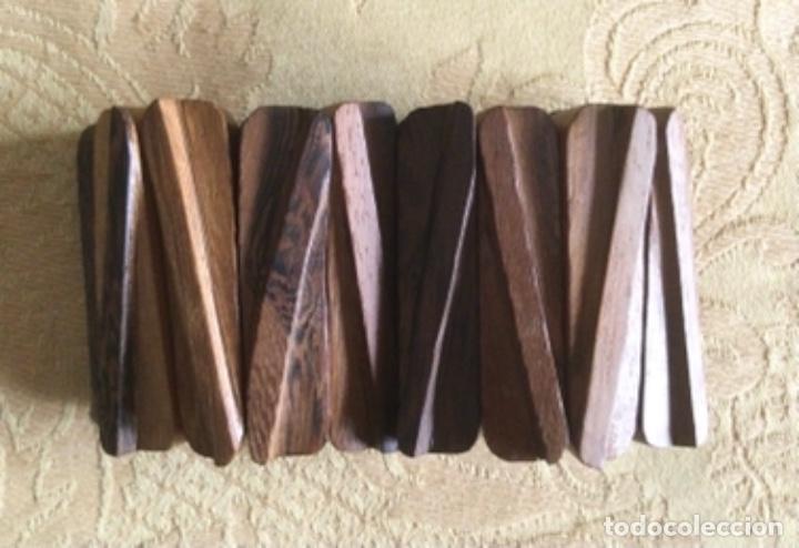 Vintage: PULSERA BRAZALETE DE MADERA TALLADA - Foto 4