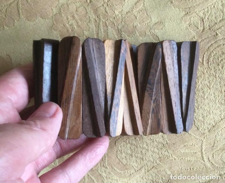 Vintage: PULSERA BRAZALETE DE MADERA TALLADA - Foto 7